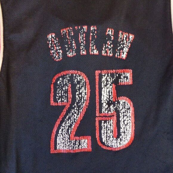 Vintage Adidas Portland Trail Blazer Jersey Youth Medium Black Travis Outlaw NBA - Picture 7 of 8